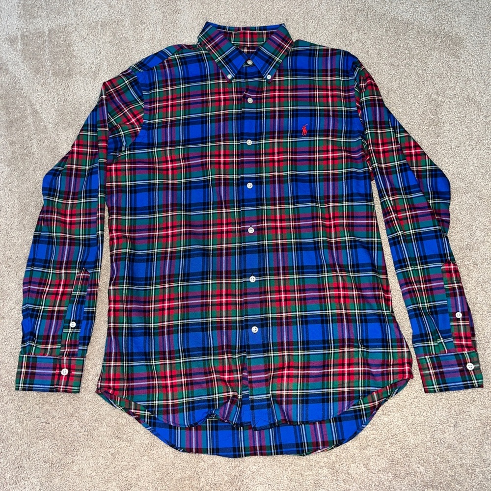 Vintage Polo flannel blue